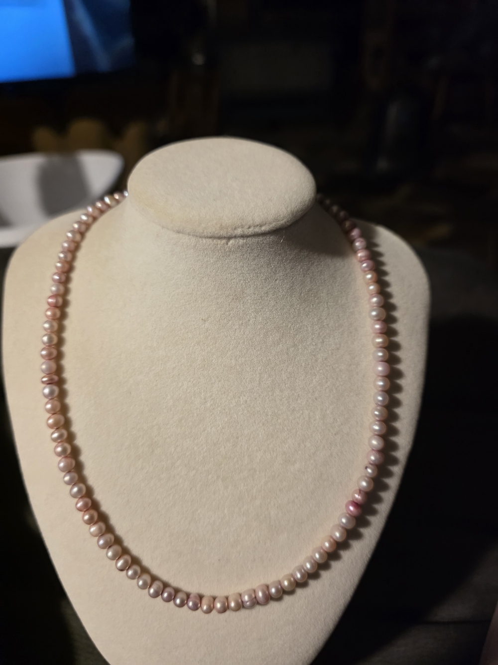 Pink Freshwater Pearl Necklace - Classic Women Jewelry